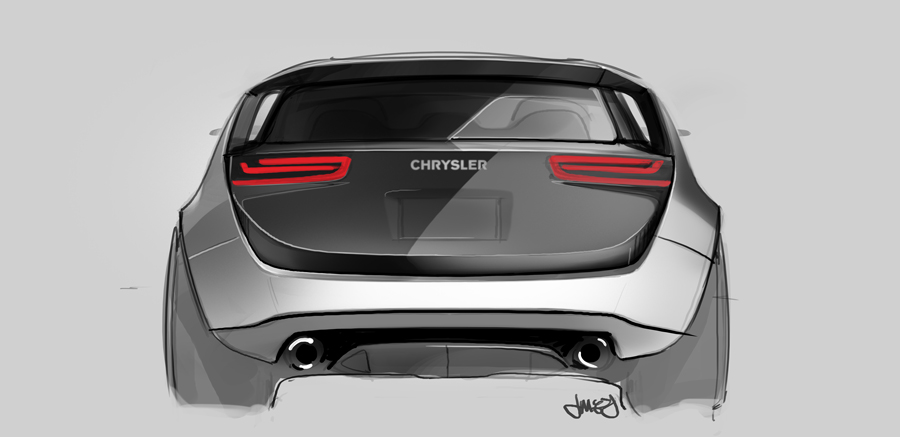 Chrysler 400 Rear Ideation